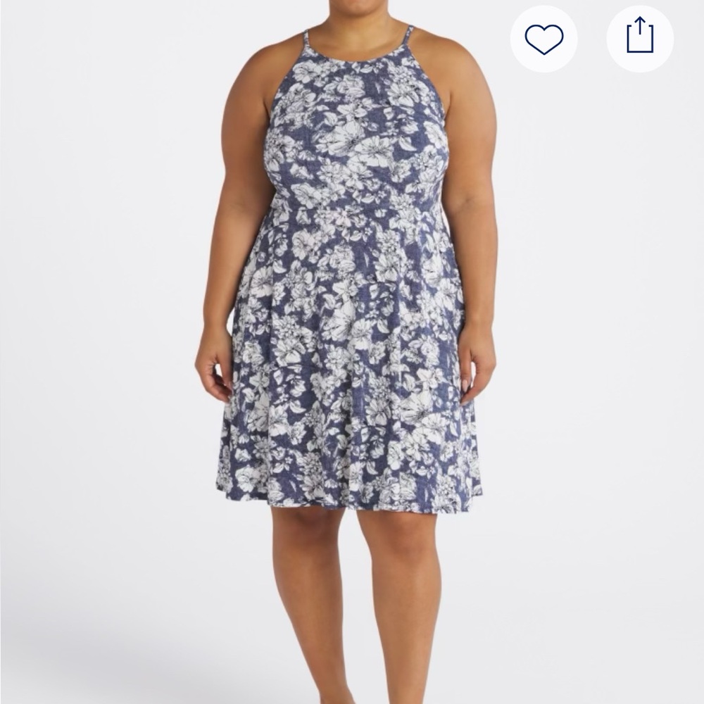 Liv Knit Floral Print Women's Dress